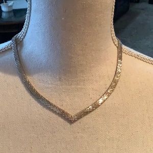 Reversible Necklace 925 SS, Gold/Silver & Silver